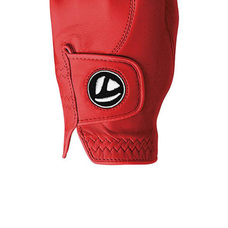 TAYLORMADE Tour Preferred Coloured Leather Men's Glove (Red)