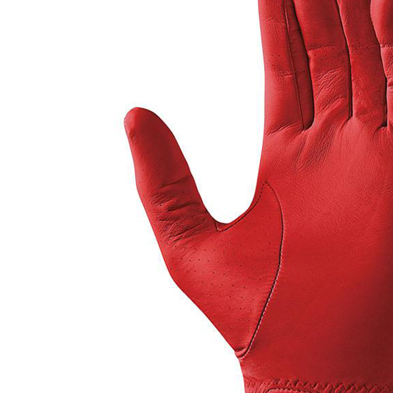 TAYLORMADE Tour Preferred Coloured Leather Men's Glove (Red)