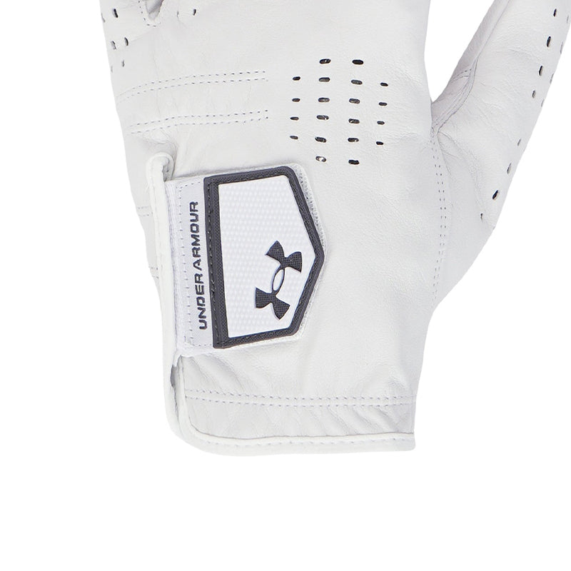 UNDER ARMOUR Tour Leather Men's Glove (White)