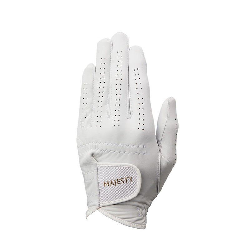 MAJESTY Premium Men's Leather Glove (White)