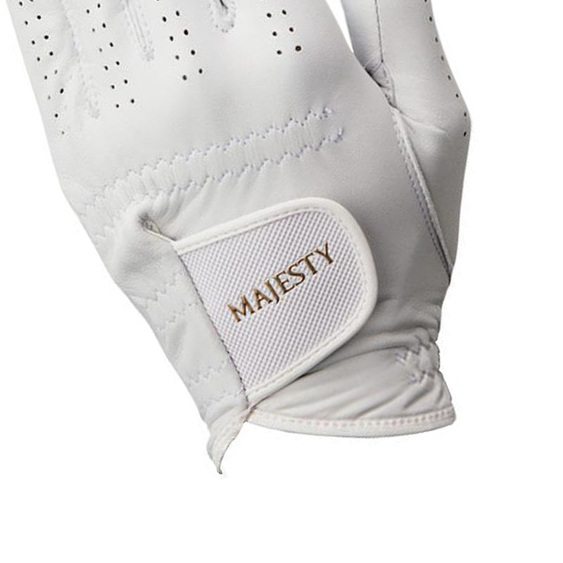 MAJESTY Premium Men's Leather Glove (White)
