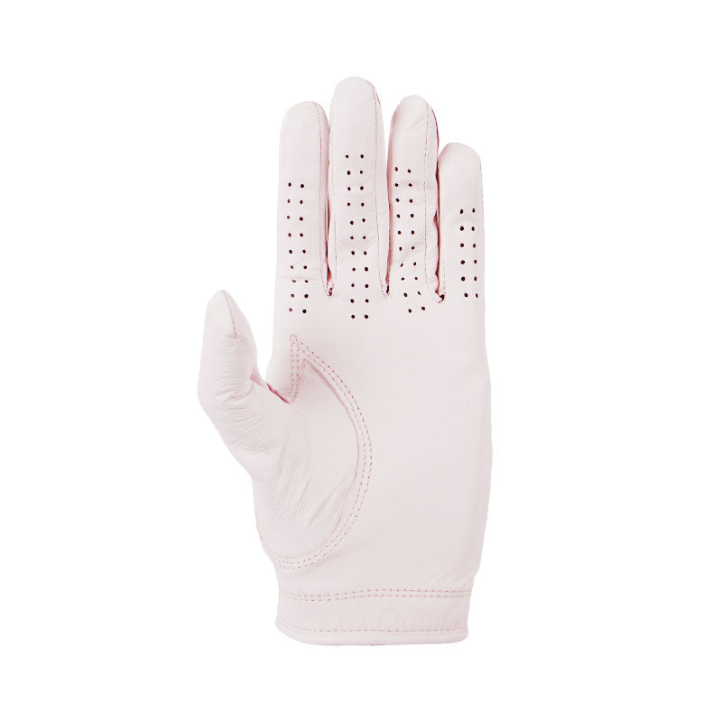 GFORE Signature Women's Leather Glove (Blush)