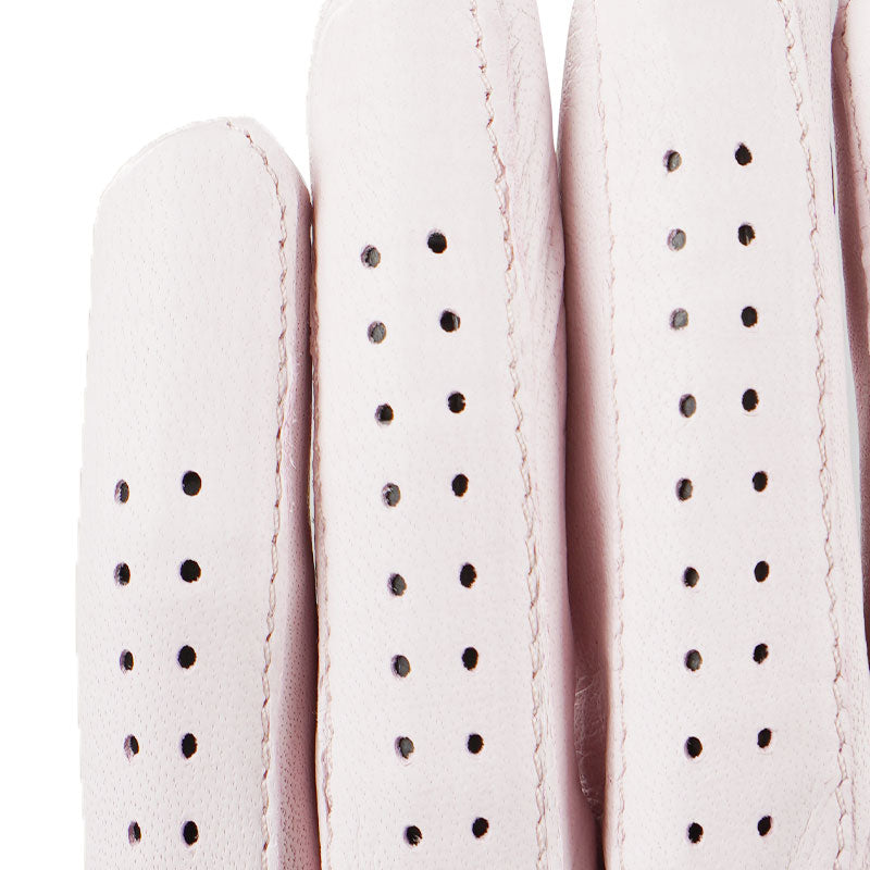 GFORE Signature Women's Leather Glove (Blush)