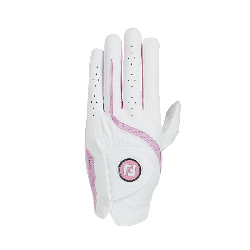 FOOTJOY GTXtreme Asian Women's Leather Pair Gloves (White/Pink)