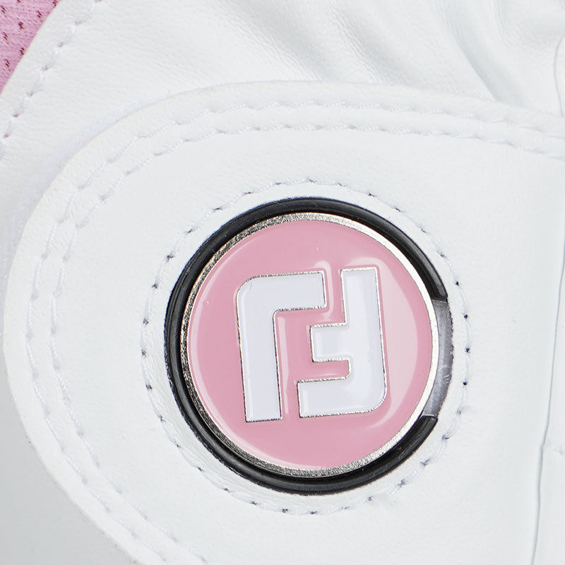 FOOTJOY GTXtreme Asian Women's Leather Pair Gloves (White/Pink)