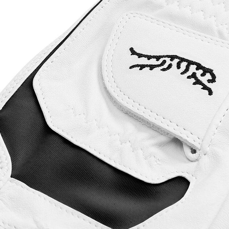 SUN DAY RED Tour Men's Leather Glove (White/Black)