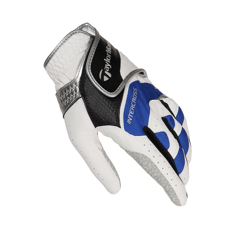 TAYLORMADE Intercross 6.0 All-Weather Men's Glove (White/Blue)
