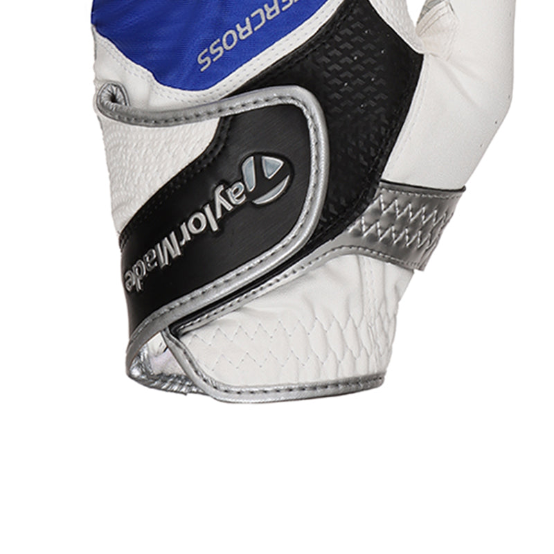 TAYLORMADE Intercross 6.0 All-Weather Men's Glove (White/Blue)