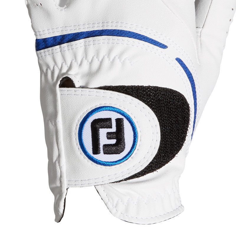 FOOTJOY WeatherSof Men's All-Weather Glove (White/Blue)