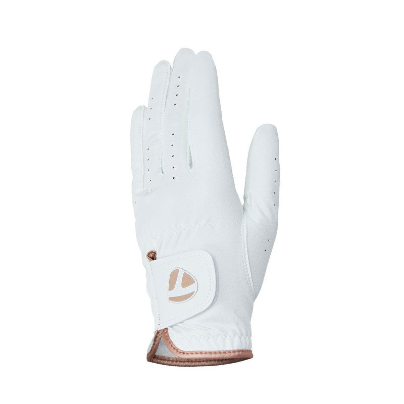 TAYLORMADE Player's All Weather Women's Pair Gloves (White/Pink)
