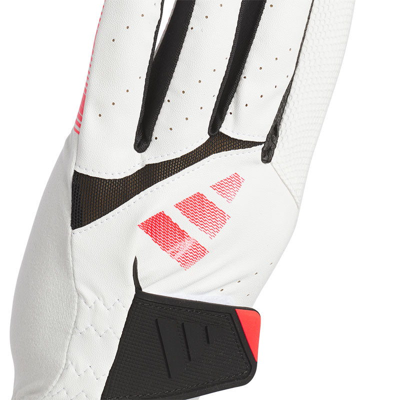 ADIDAS Adizero Men's All-Weather Glove (White/Red)