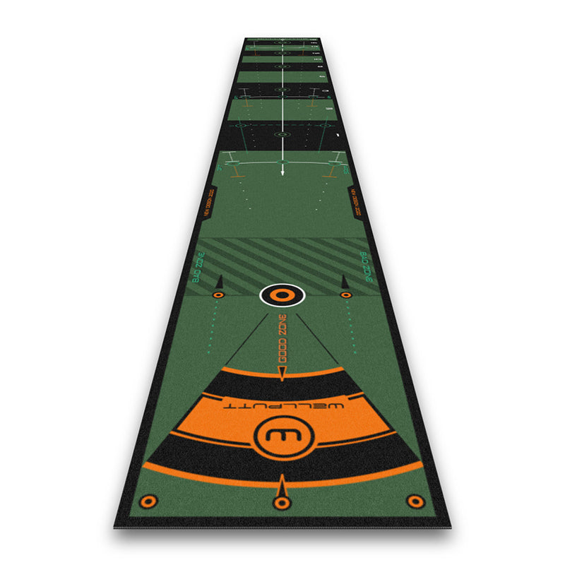 WELLPUTT Putting Mat Green - 400cm x 50cm