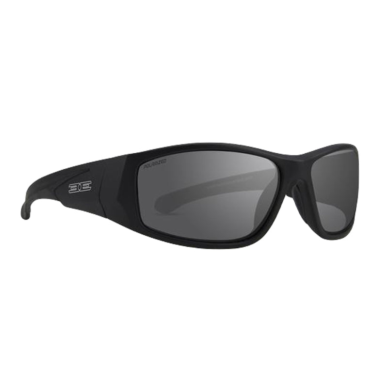 EPOCH EYEWEAR Salerno Black/Polarized Smoke Sunglasses