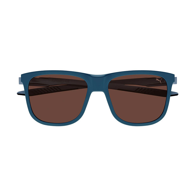 PUMA PU0395S Blue/Grey/Brown Sunglasses