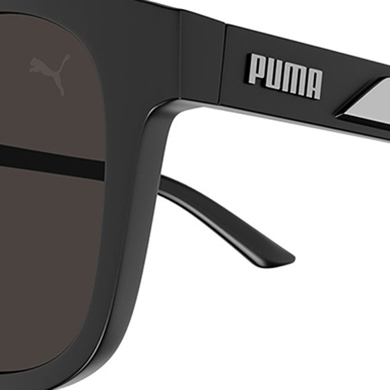 PUMA PU0385S Black/Grey/Smoke Sunglasses