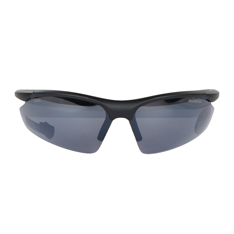 EPOCH EYEWEAR Cadence 6 Polarized Shatterproof Sunglasses (Black/Smoke)