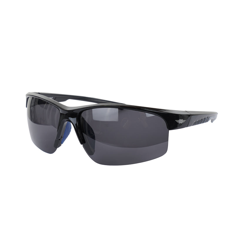 NICKENT PS8071 Glossy Black/Blue Polarized Sunglasses