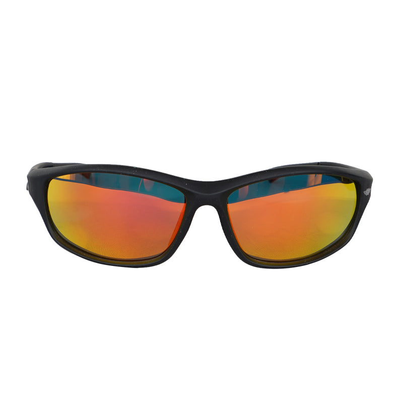 NICKENT 8321 Matte Black/Orange Polarized Sunglasses