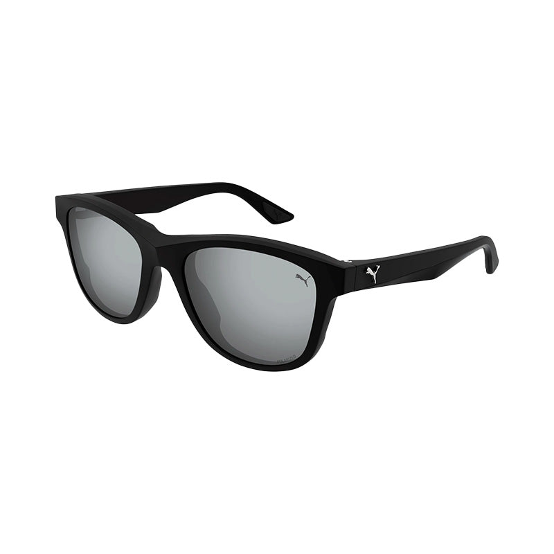 PUMA PU0401S Black/Black/Silver Sunglasses