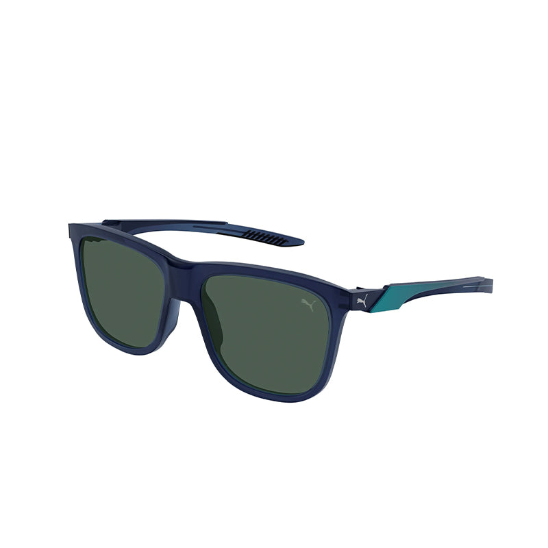 PUMA PU0360S Blue/Blue/Green Sunglasses
