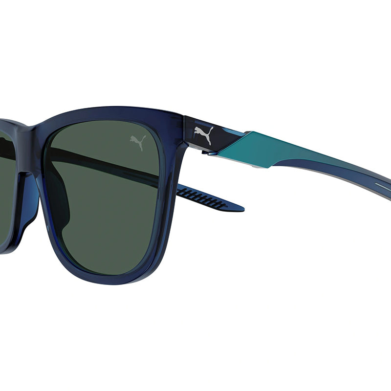 PUMA PU0360S Blue/Blue/Green Sunglasses