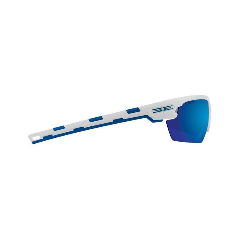 EPOCH EYEWEAR Link White/Blue Mirror Polarized Sunglasses