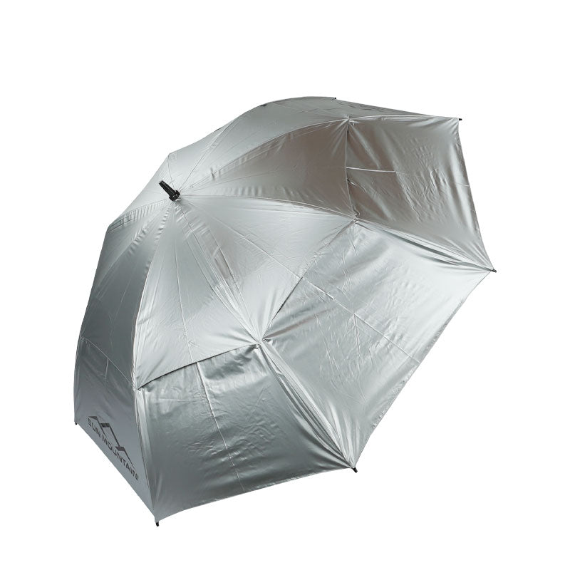 SUN MOUNTAIN 68" Double Canopy Umbrella (Silver)