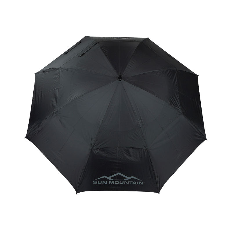 SUN MOUNTAIN 68" Double Canopy Umbrella (Black)