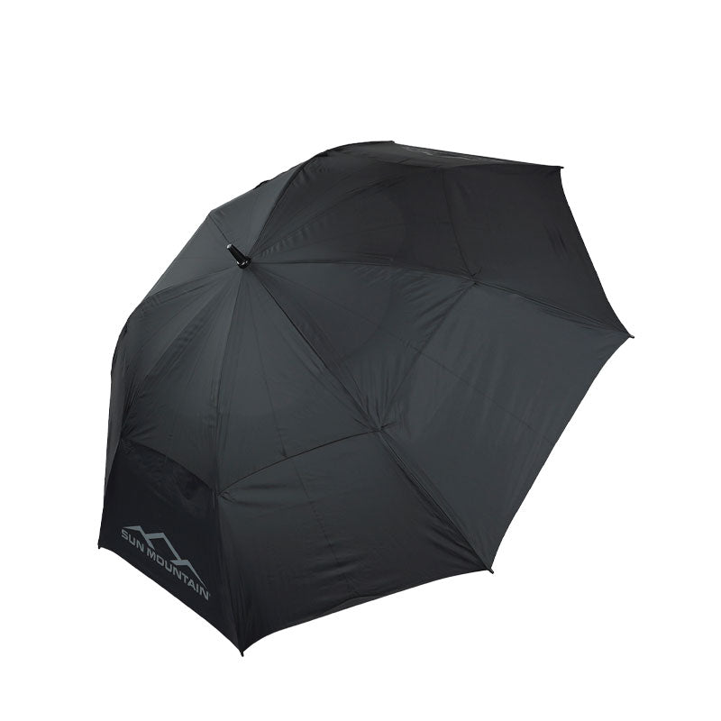 SUN MOUNTAIN 68" Double Canopy Umbrella (Black)