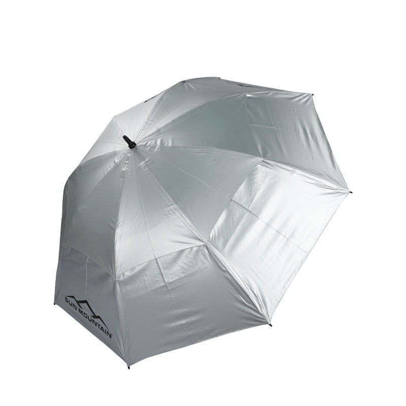 SUN MOUNTAIN 68" Double Canopy Manual Umbrella (Silver/Cavalry)