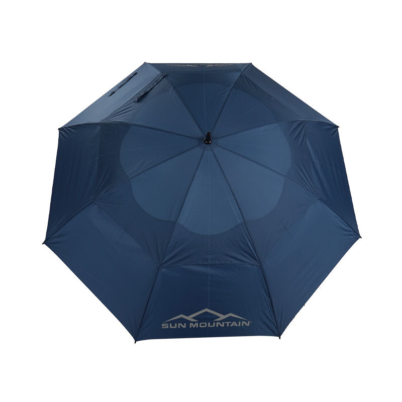 SUN MOUNTAIN 68" Double Canopy Manual Umbrella (Navy)