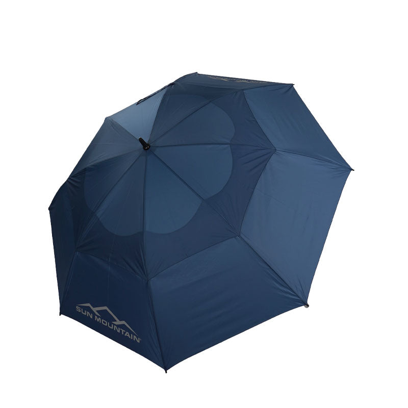 SUN MOUNTAIN 68" Double Canopy Manual Umbrella (Navy)
