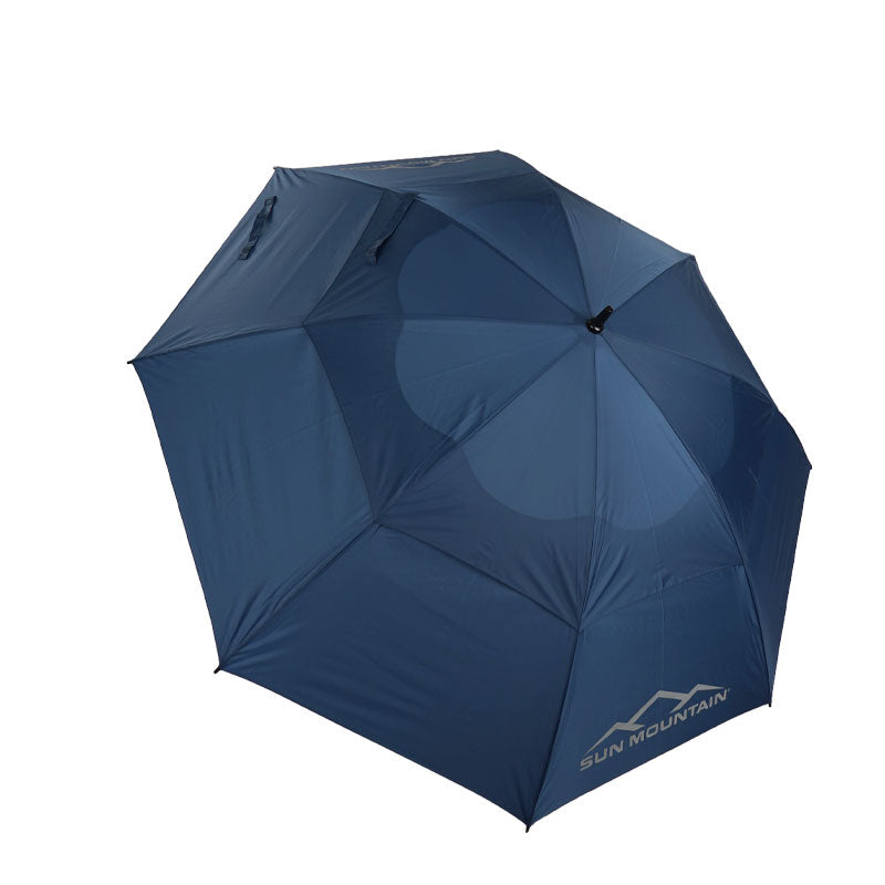 SUN MOUNTAIN 68" Double Canopy Manual Umbrella (Navy)