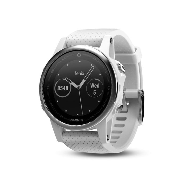 GARMIN Fenix 5S GPS Golf Watch (White)