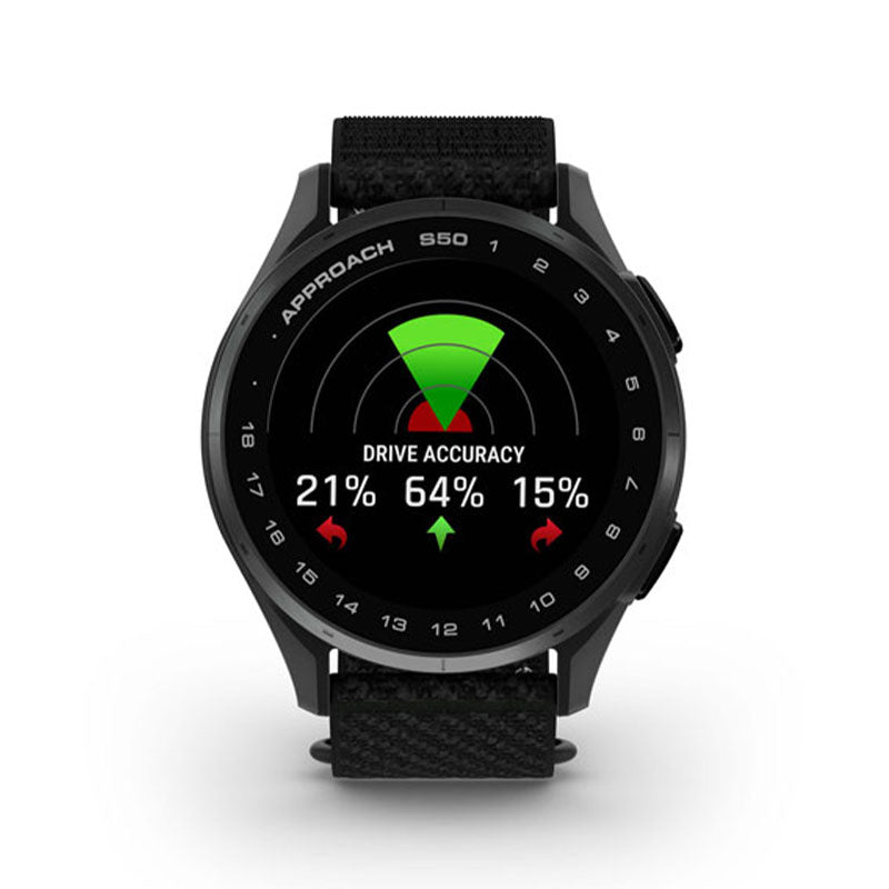 GARMIN Approach S50 Smartwatch - 43mm (Black)