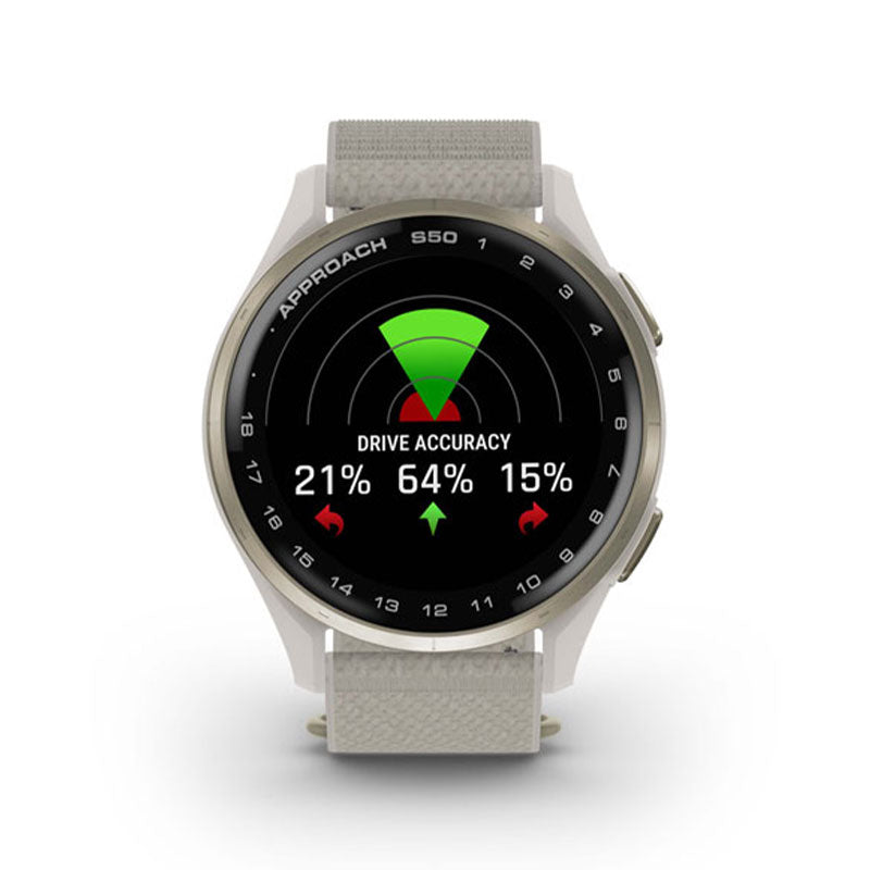GARMIN Approach S50 Smartwatch - 43mm (Natural)