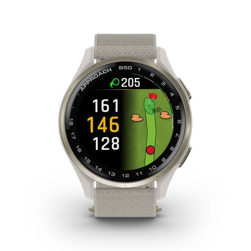 GARMIN Approach S50 Smartwatch - 43mm (Beige)