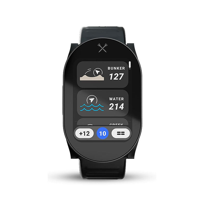 BLUE TEES GOLF Playmaker+ GPS Golf Watch (Black)