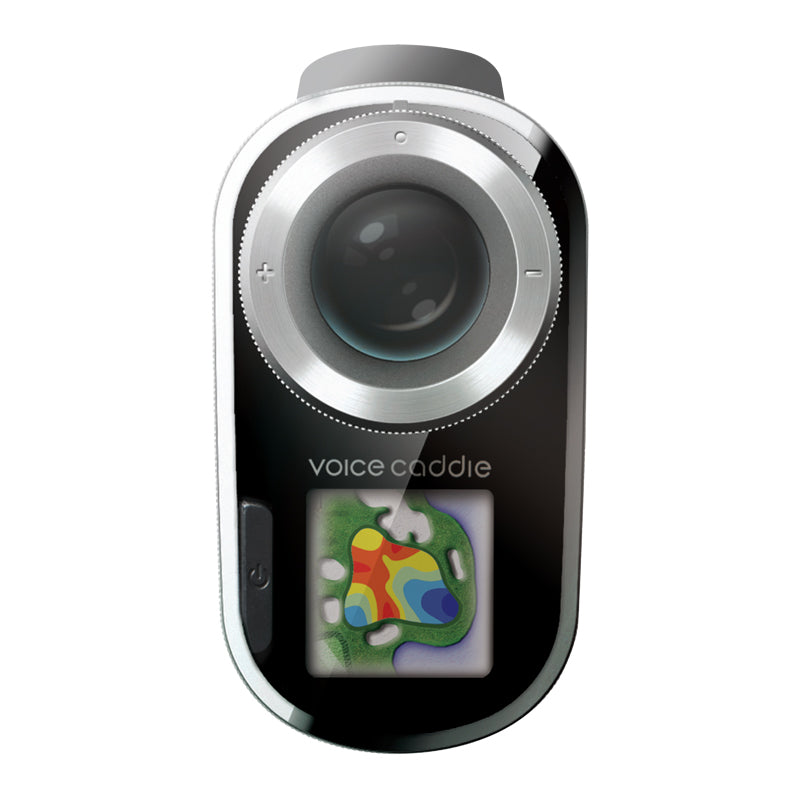 VOICE CADDIE SL1 GPS Laser Rangefinder - Silver & Leather