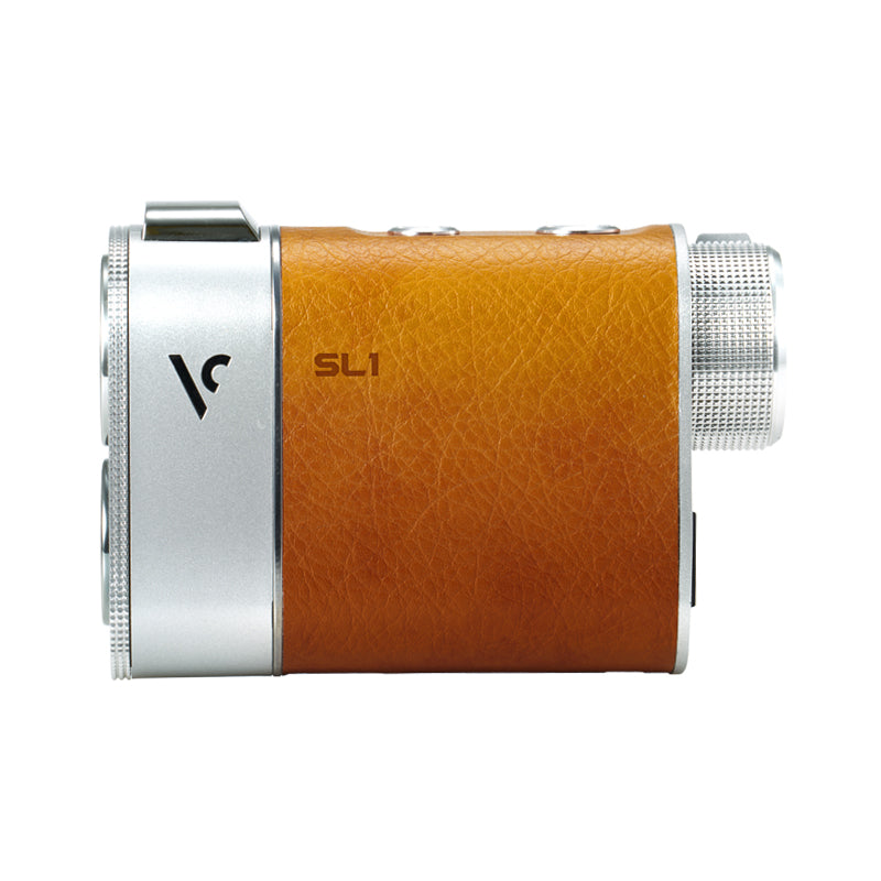 VOICE CADDIE SL1 GPS Laser Rangefinder - Silver & Leather
