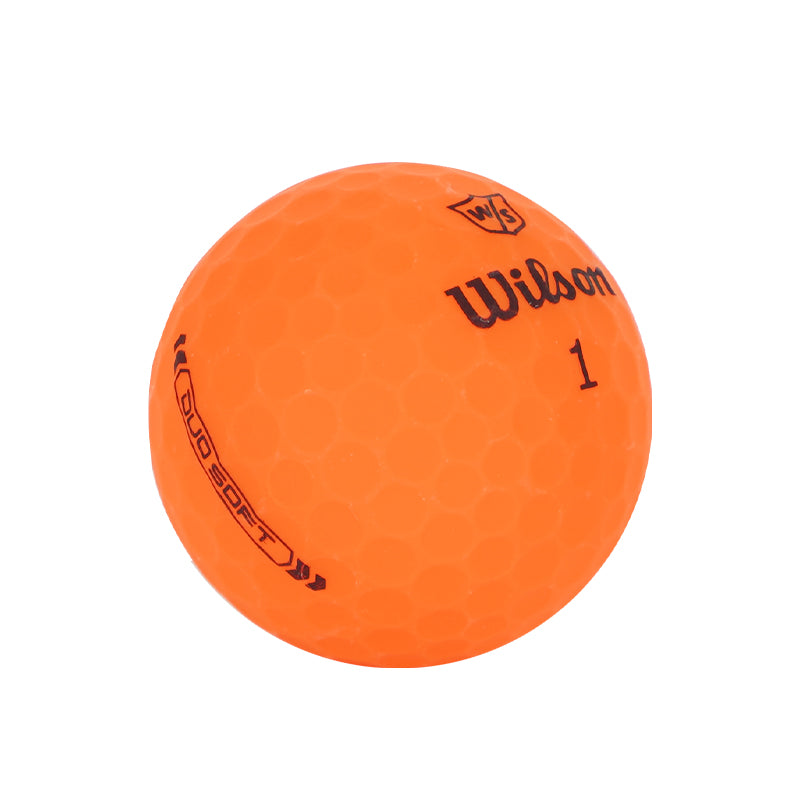 WILSON Duo Soft Optix (2023) (Orange) Golf Ball