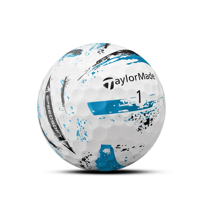 TAYLORMADE SpeedSoft Ink (2024) (Blue) Golf Ball