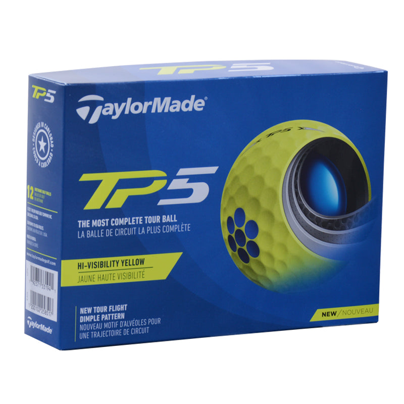 TAYLORMADE TP5 (2021) (Yellow) Golf Ball