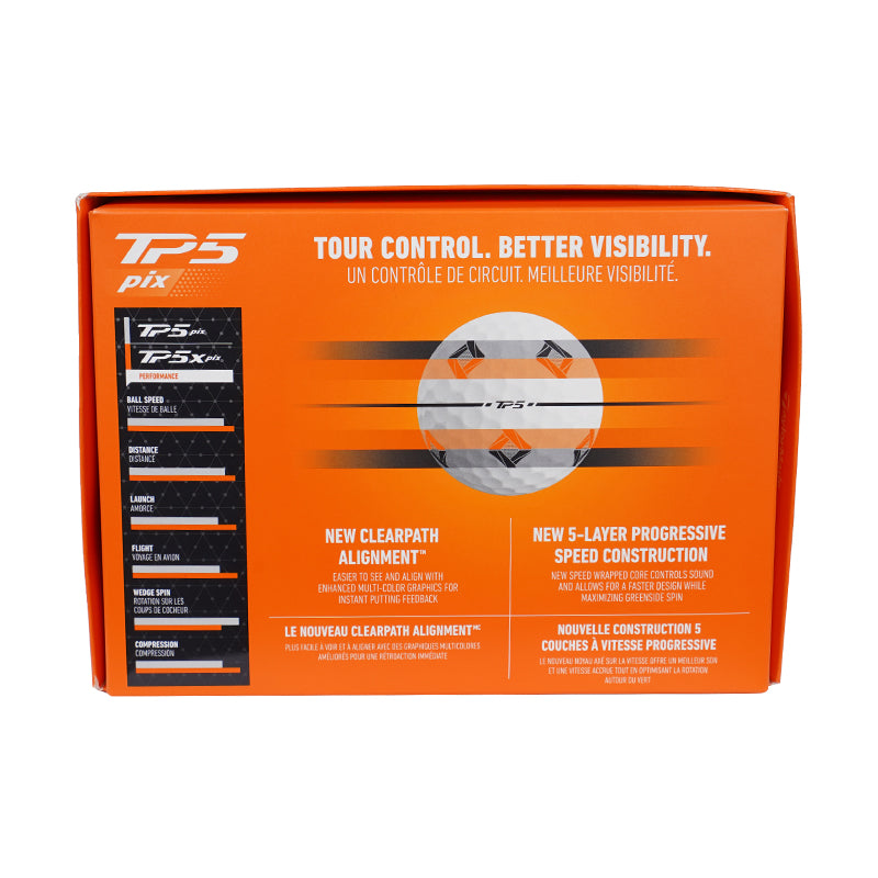 TAYLORMADE TP5 Pix 3.0 (2024) Golf Ball