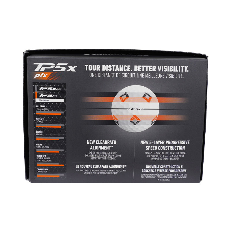 TAYLORMADE TP5x Pix 3.0 (2024) Golf Ball
