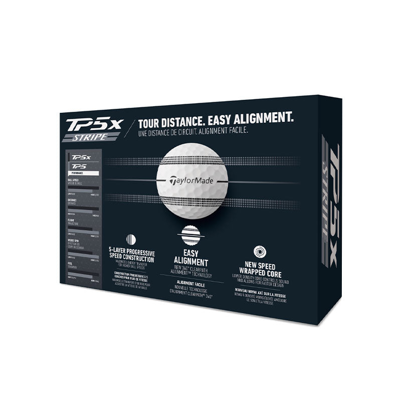 TAYLORMADE TP5x Stripe (2024) Golf Ball