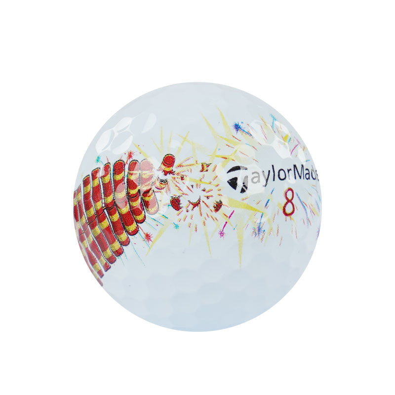 TAYLORMADE TP5x Stripe Firecracker Limited Edition (2025) Golf Ball