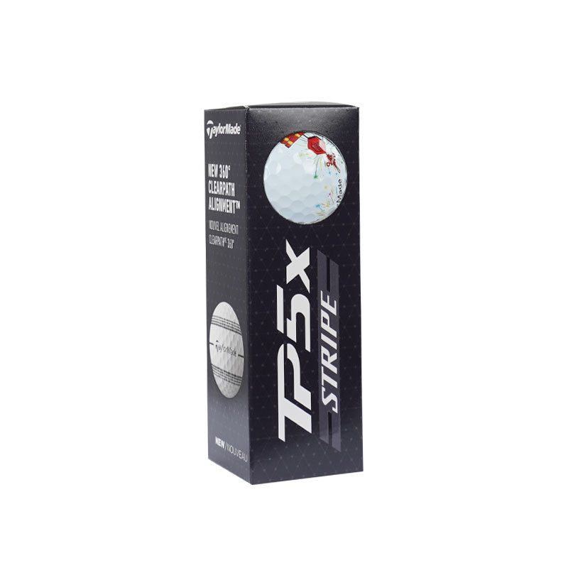 TAYLORMADE TP5x Stripe Firecracker Limited Edition (2025) Golf Ball