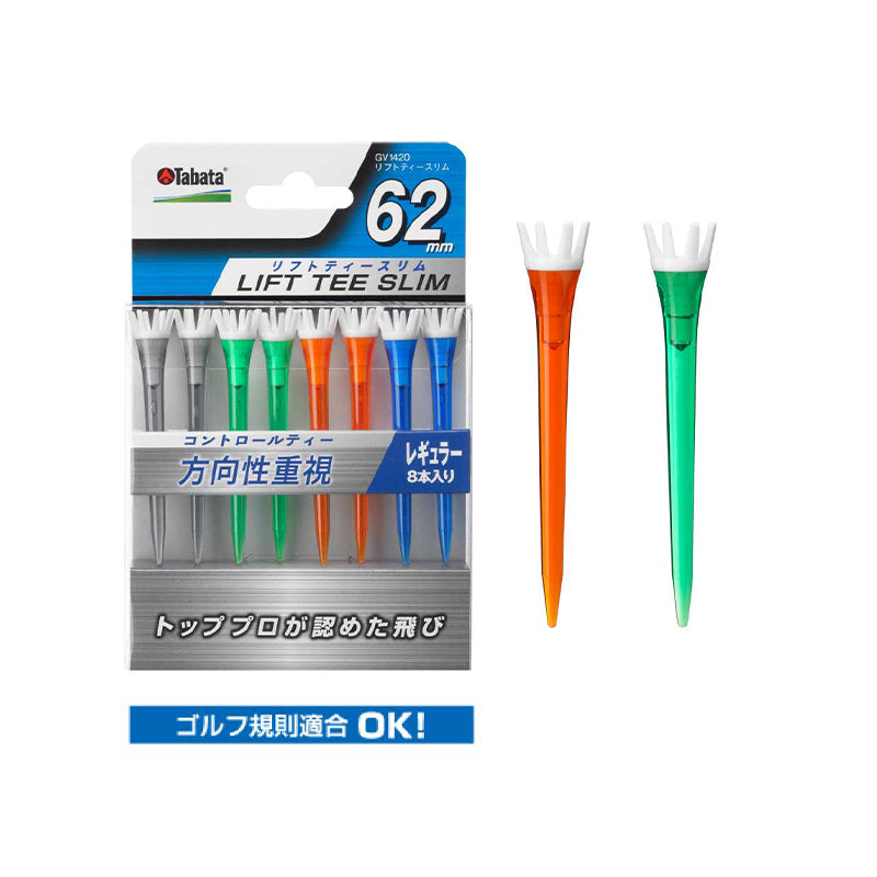 TABATA Lift Tee Slim 62mm - 8 pack