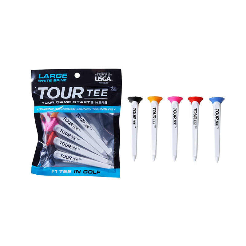 TOUR TEE Large Spine Tee 80mm - 5 Pieces